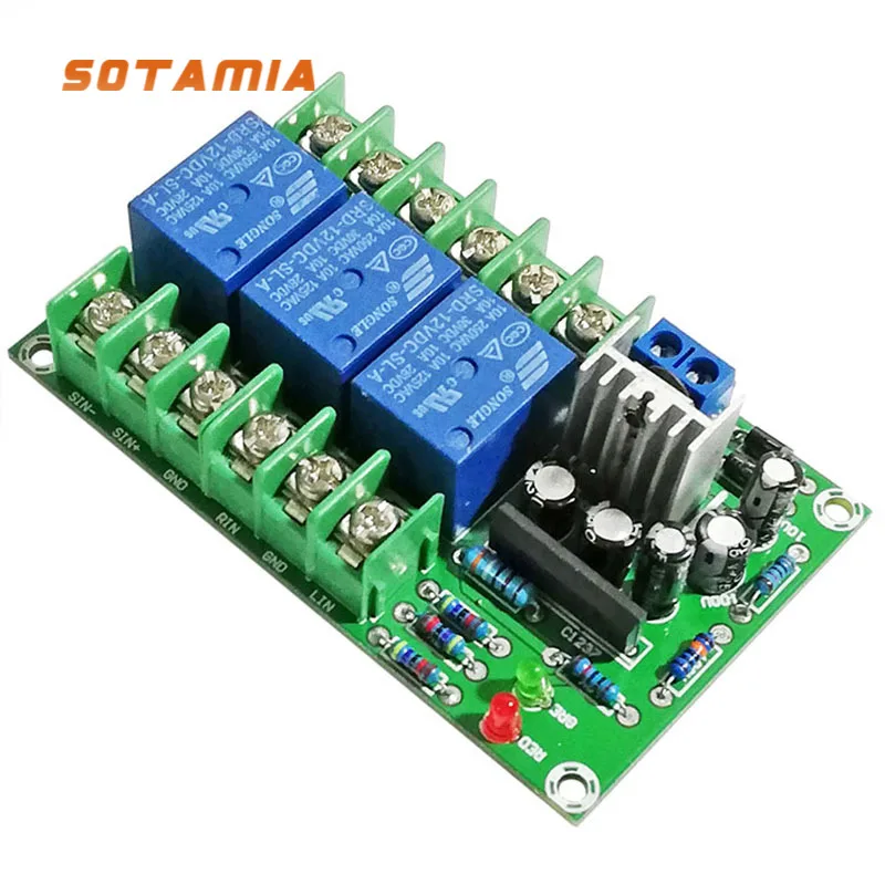 Home Cinema Diy - SOTAMIA 600W 2.1 Amplifier Speaker Protection