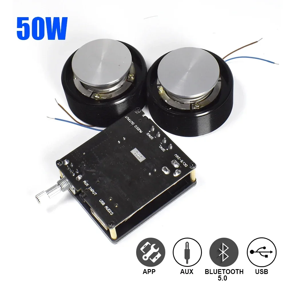 Home Cinema Diy - 1 Set 50W 2.0 HIFI Vibration
