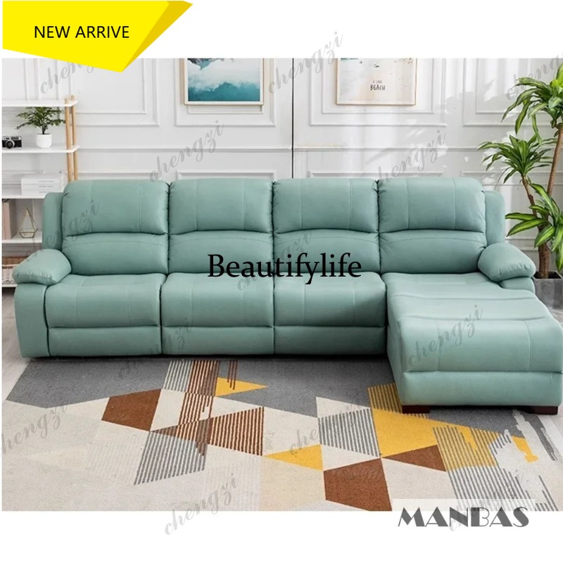 Home Cinema Couch - G153 Leather Manual Electric Recliner Sofa
