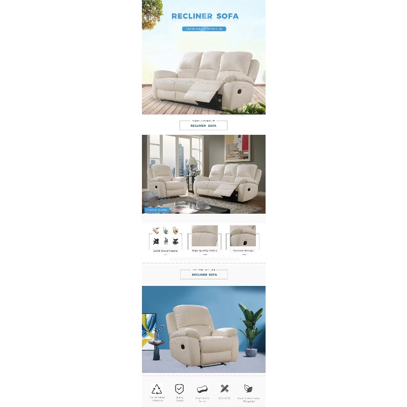 Modern Sofa Power Recliner Hom - огляд і ціна Home Cinema Recliners