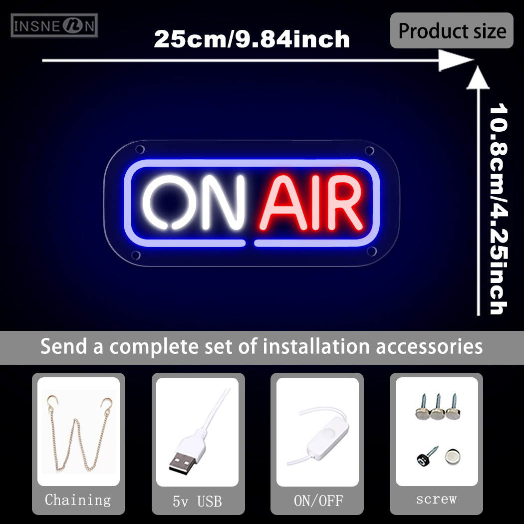 ON AIR Neon Sign LED USB Power - огляд і ціна Home Cinema Logo