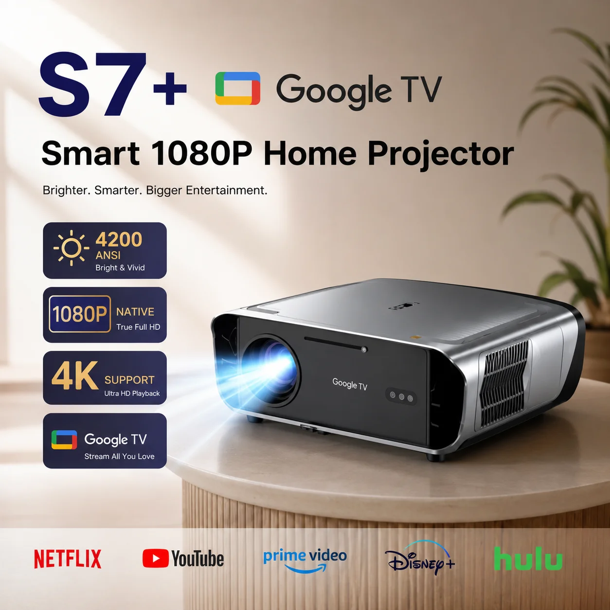 S7 4200ANSI Native 1080P 4K UH - огляд і ціна Home Cinema Couch