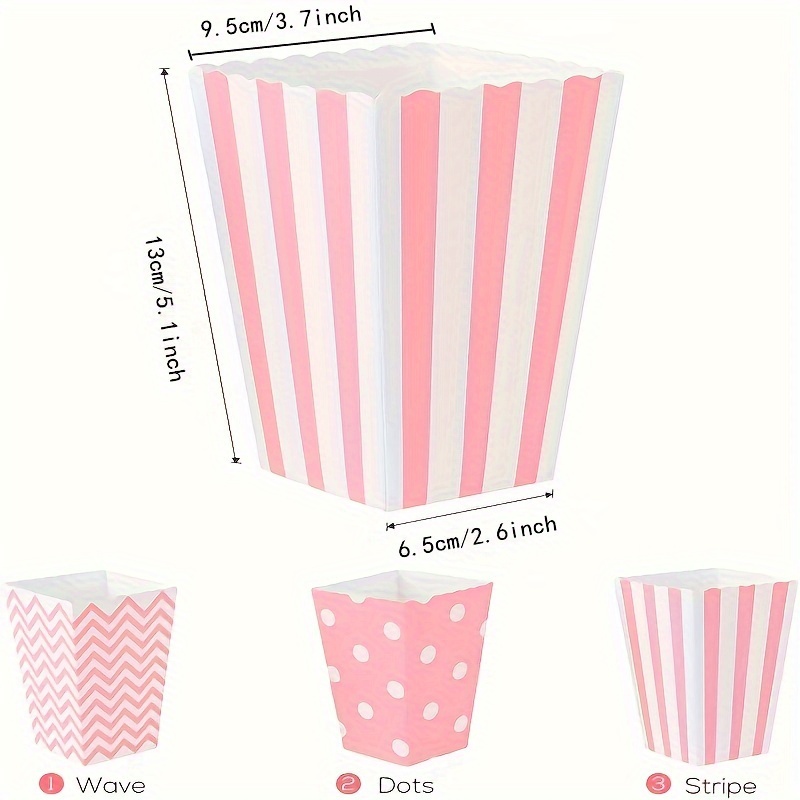 12pcs/pack, Pink Paper Popcorn - огляд і ціна Home Cinema Furniture