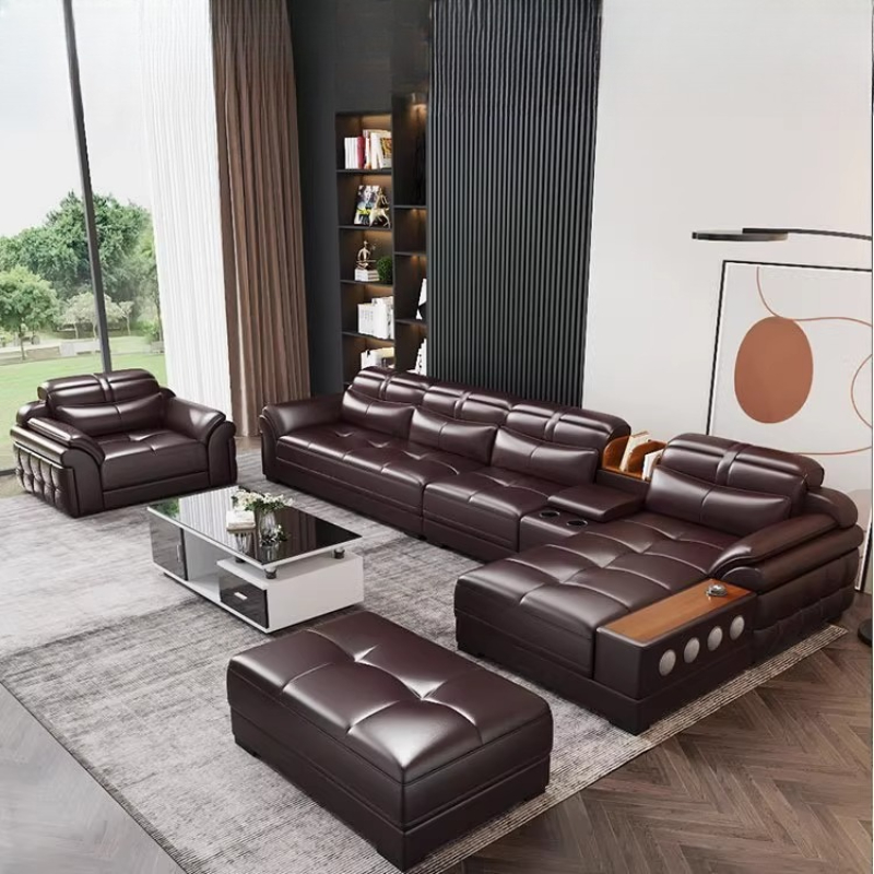 Genuine Leather Small Apartmen - огляд і ціна Home Cinema In Small Room