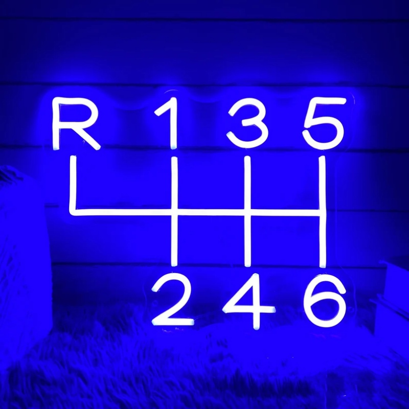 Car Gearbox Neon Sign Led Ligh - огляд і ціна Home Cinema Logo