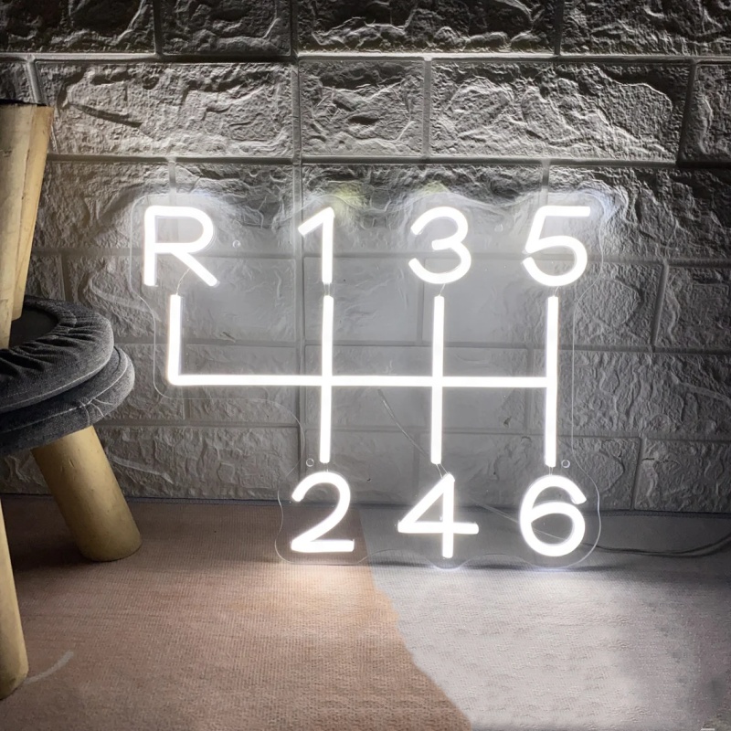 Car Gearbox Neon Sign Led Ligh - огляд і ціна Home Cinema Logo