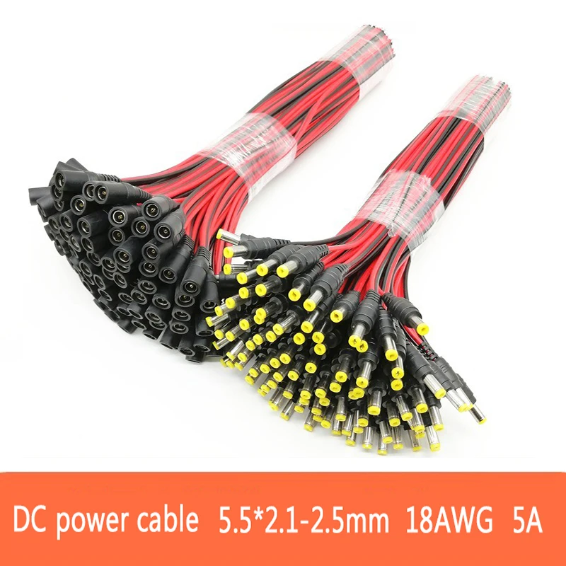 18 AWG Male Female Power DC Co - огляд і ціна Ambient Light Strip Tv
