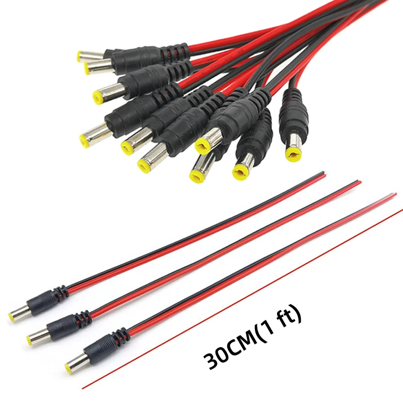 18 AWG 10pcs 5.5x2.1 mm Male F - огляд і ціна Ambient Light Strip Tv
