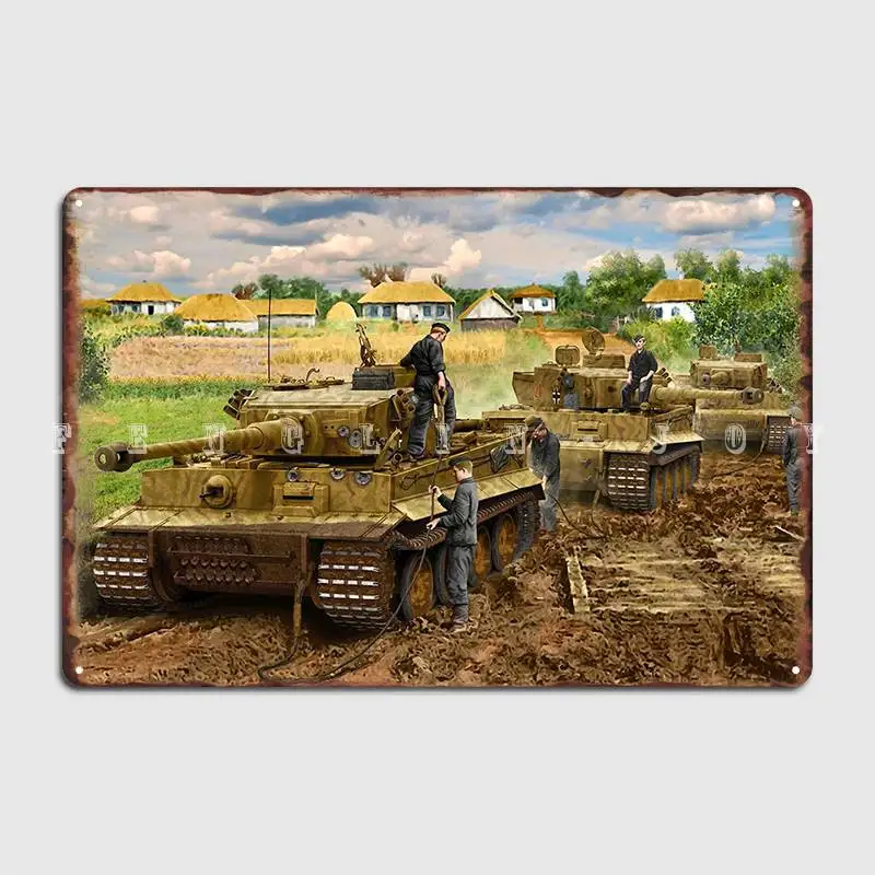 Panzer Tiger Stop Metal Plaque - огляд і ціна Home Cinema Logo