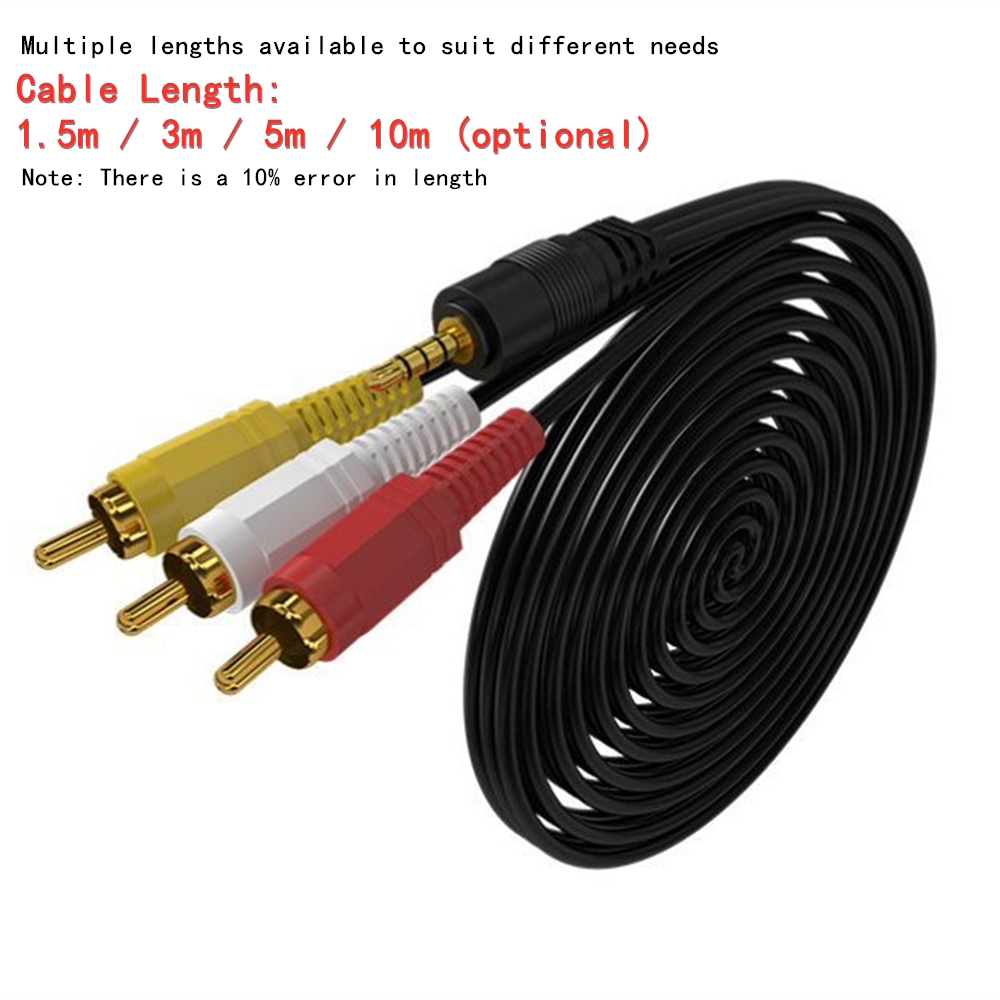 3.5mm to 3 RCA Audio Video Cab - огляд і ціна Home Cinema Player