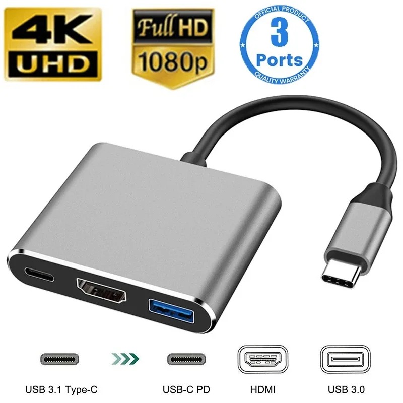 USB C HUB 3in1 Type C 3.0 to H - огляд і ціна Home Cinema Usb