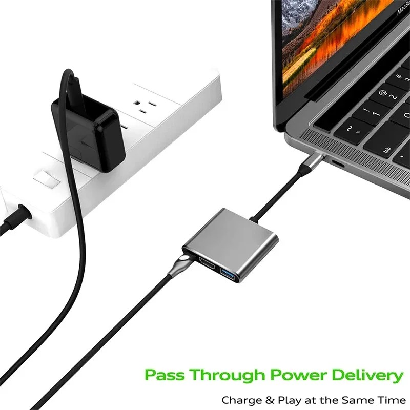 USB C HUB 3in1 Type C 3.0 to H - огляд і ціна Home Cinema Usb