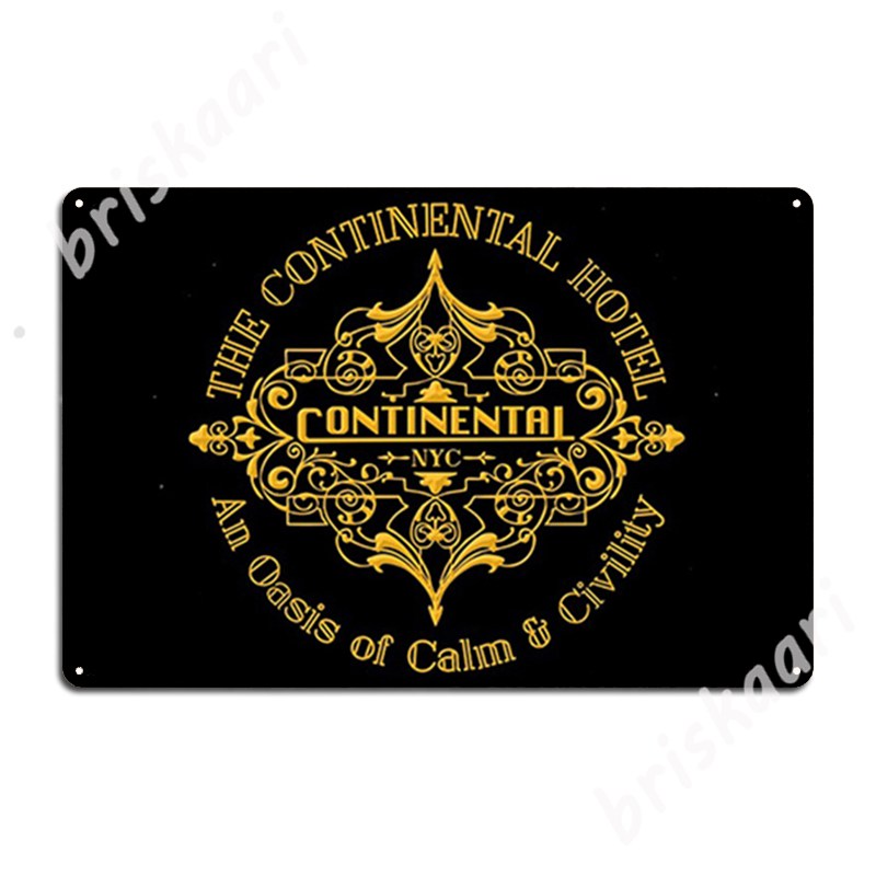 John Wick Metal Signs Wall Cav - огляд і ціна Home Cinema Logo