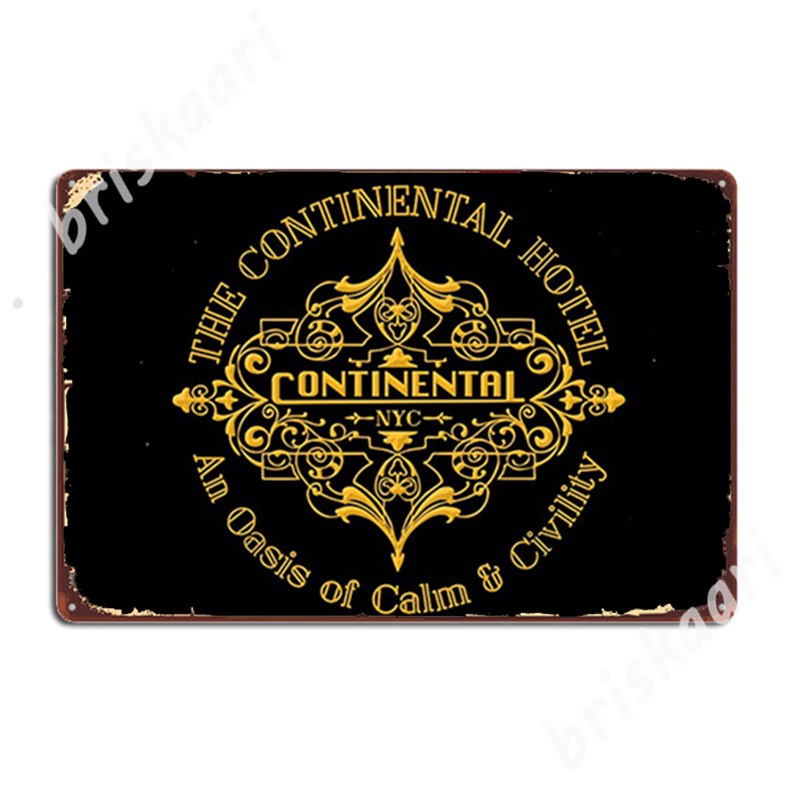 John Wick Metal Signs Wall Cav - огляд і ціна Home Cinema Logo