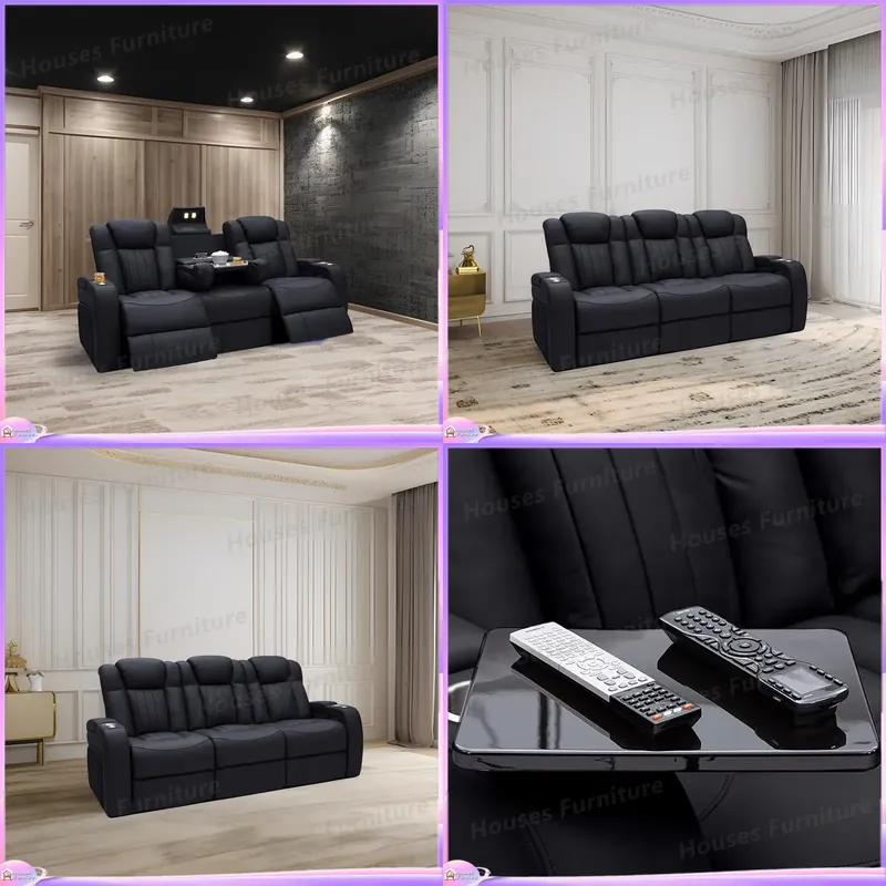 Leather Recliner Sofa Home The - огляд і ціна Home Cinema Recliners